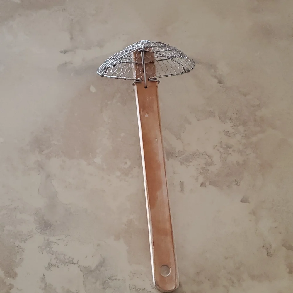 VINTAGE Wire Scoop Ladle
